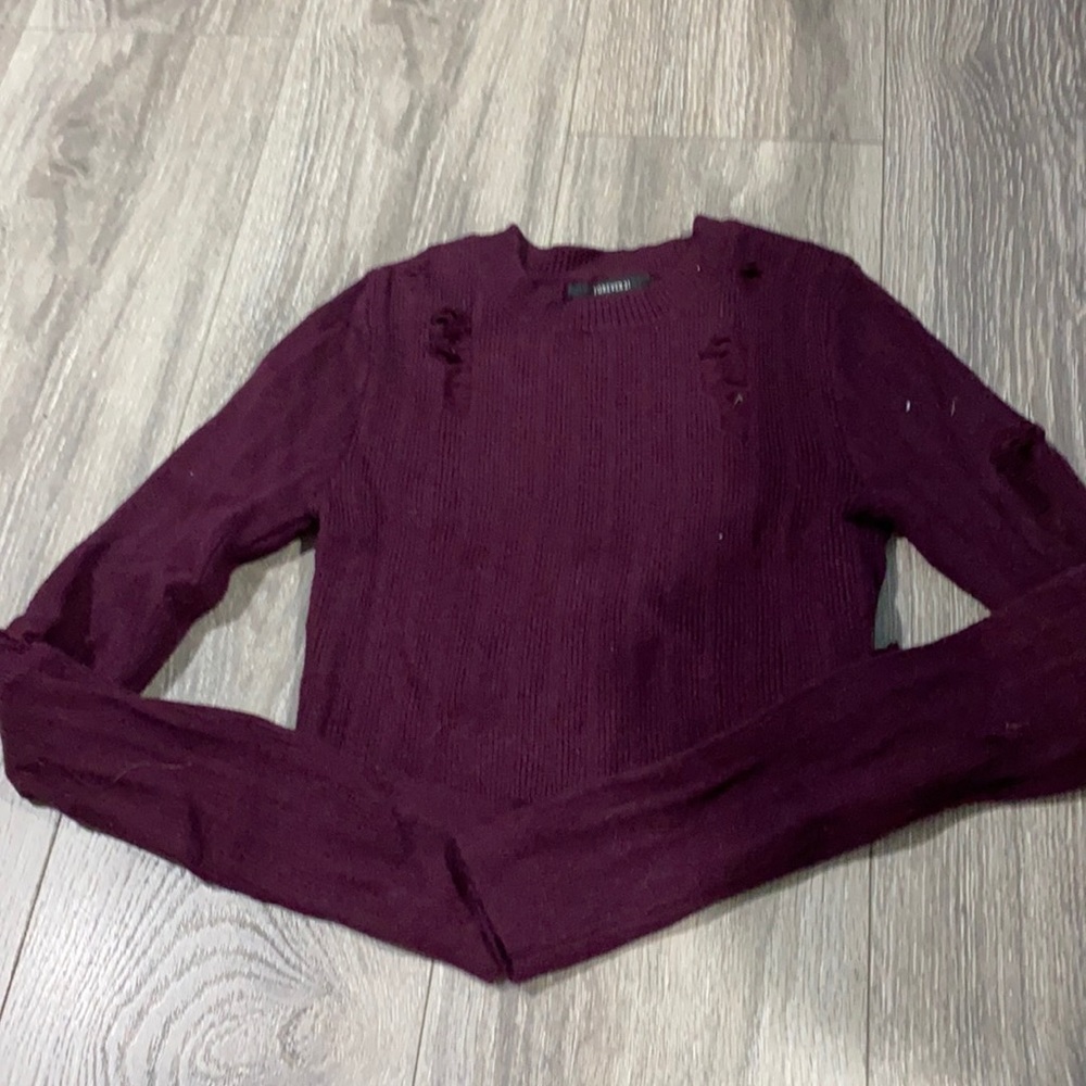 Distress sweater